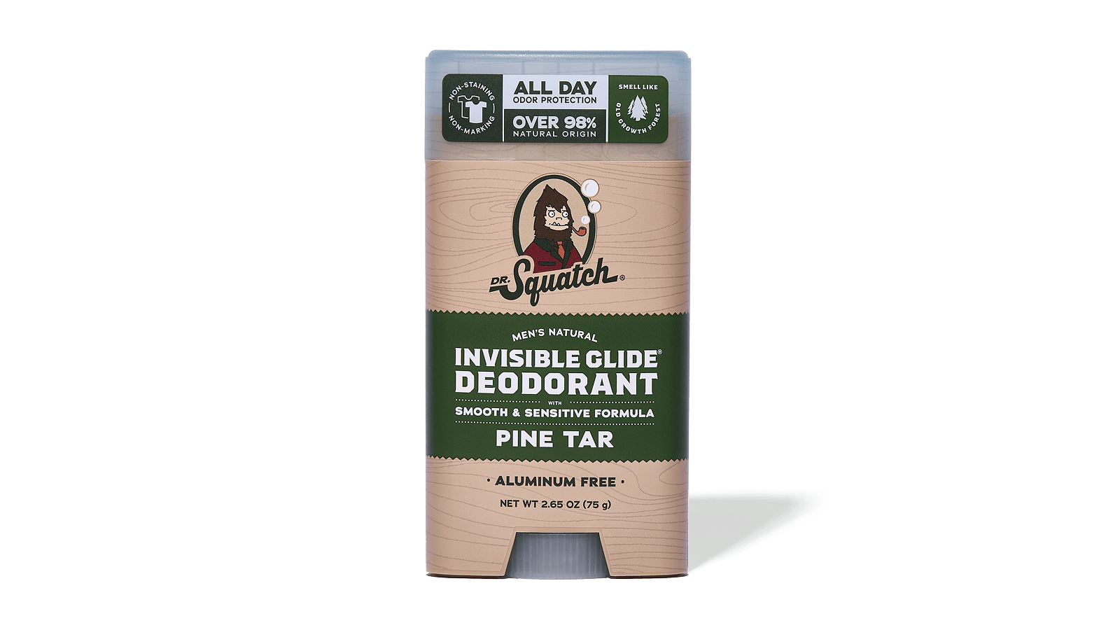 Pine Tar Invisible Glide Deodorant - Daily Scent