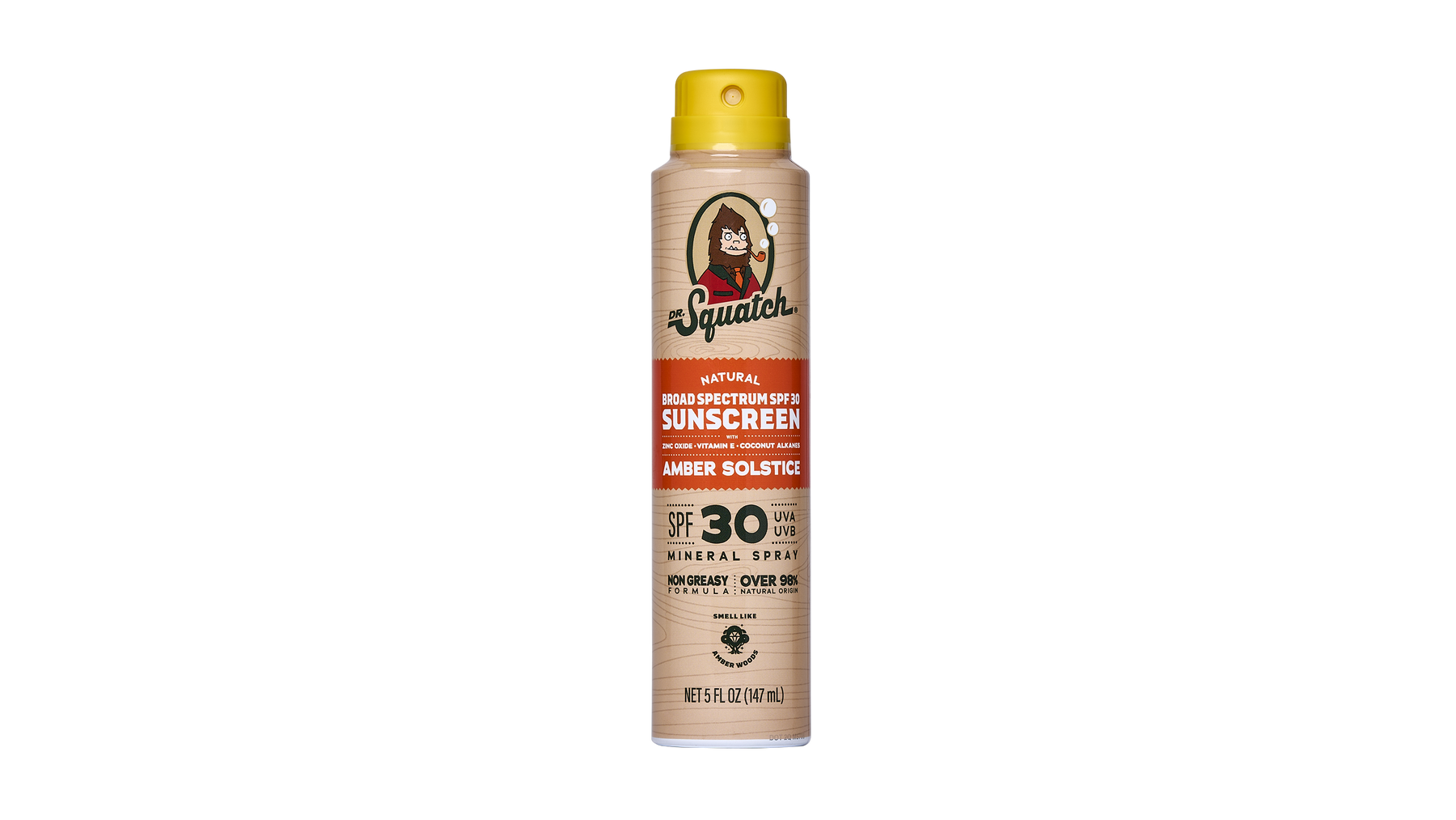 Dr. Squatch Spray | SPF 30 UVA/UVB Protection | Non-Greasy Mineral Sunscreen for Men - Clean Comfort