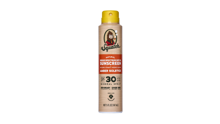 Dr. Squatch Spray | SPF 30 UVA/UVB Protection | Non-Greasy Mineral Sunscreen for Men - Clean Comfort