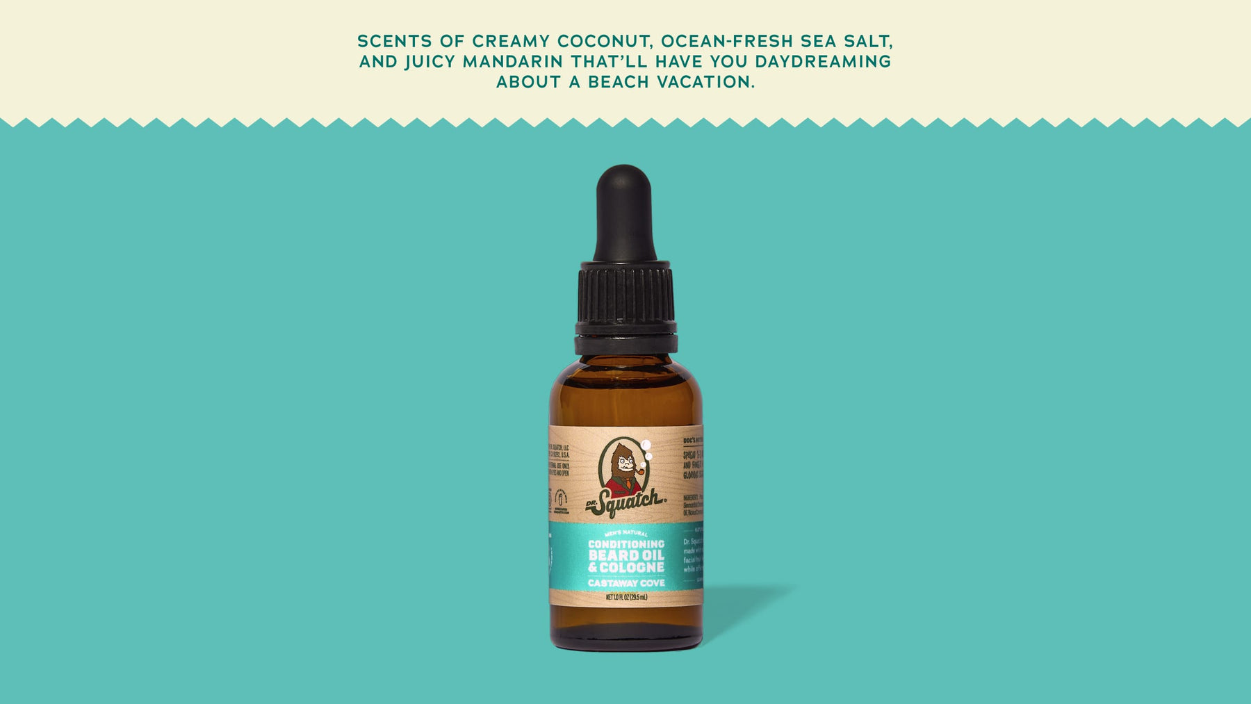 Castaway Cove Beard Oil & Cologne - Home Glow