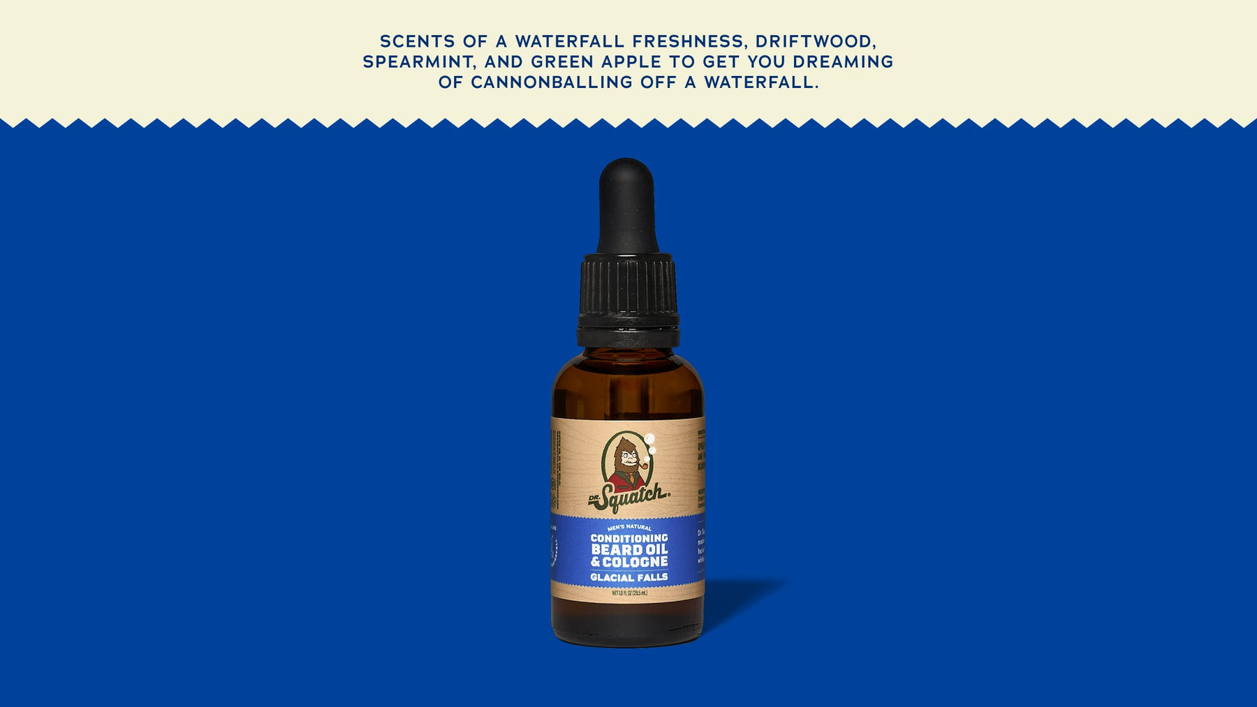 Conditioning Beard Oil & Cologne Glacial Falls - Fresh Reset