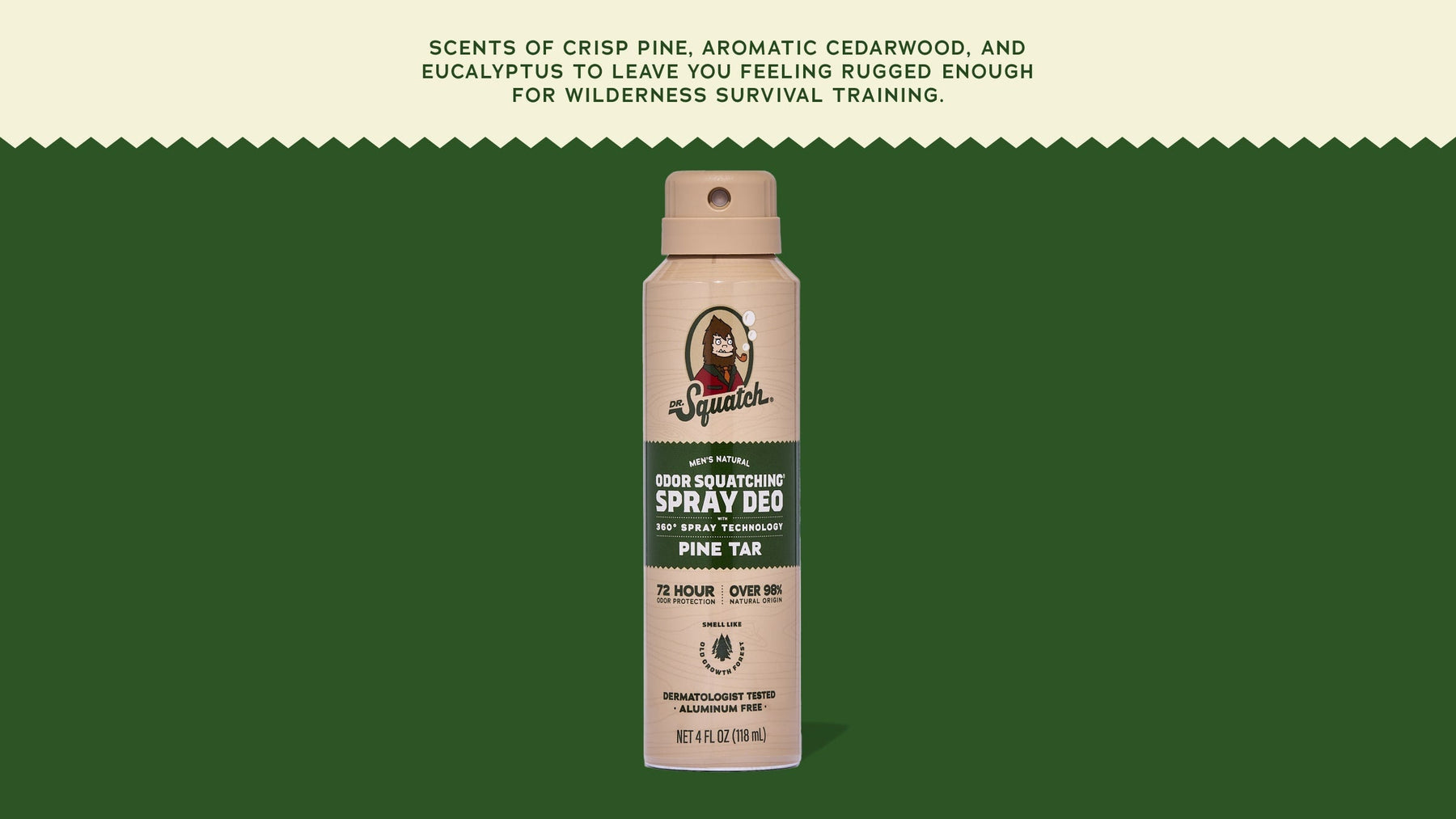 Pine Tar Spray Deodorant - Bright Scent