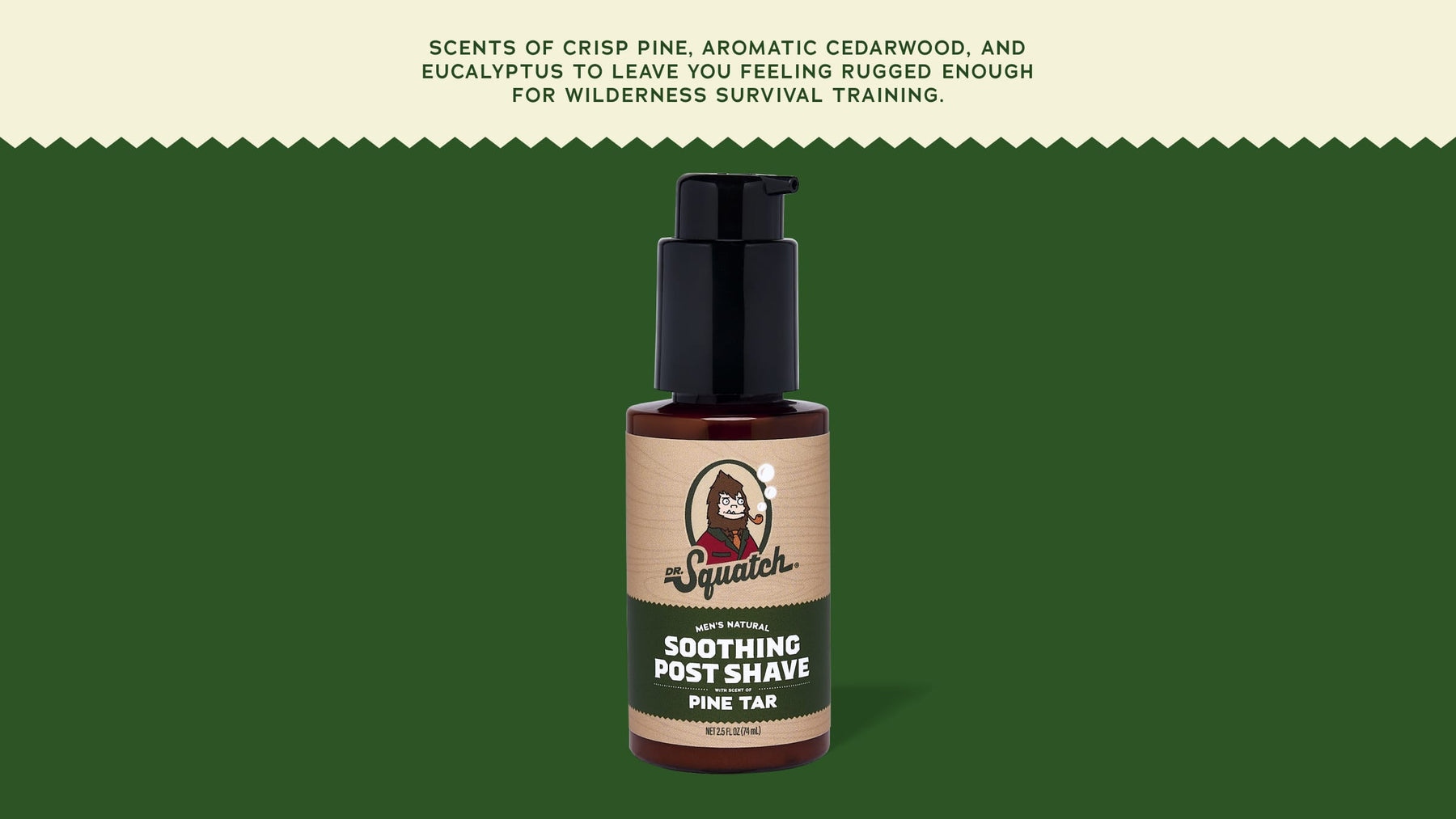 Soothing Post Shave Pine Tar - Soft Glow