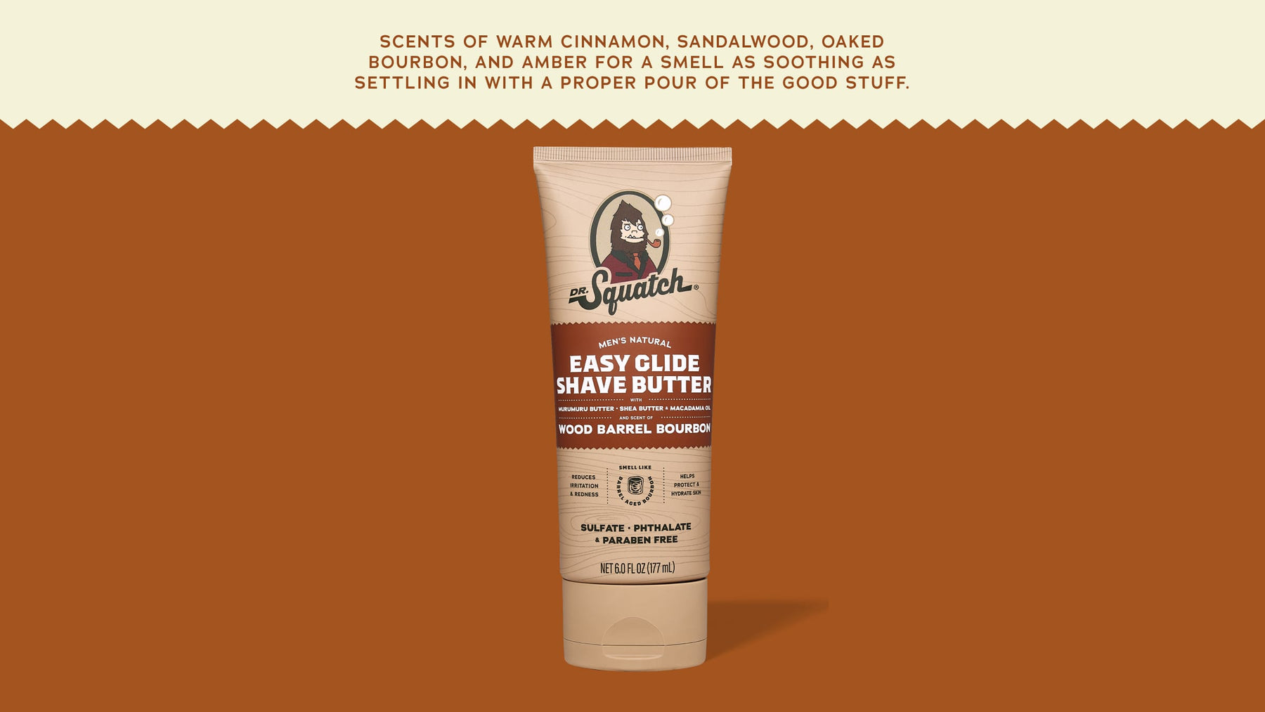 Easy Glide Shave Butter Wood Barrel Bourbon - Classic Pick