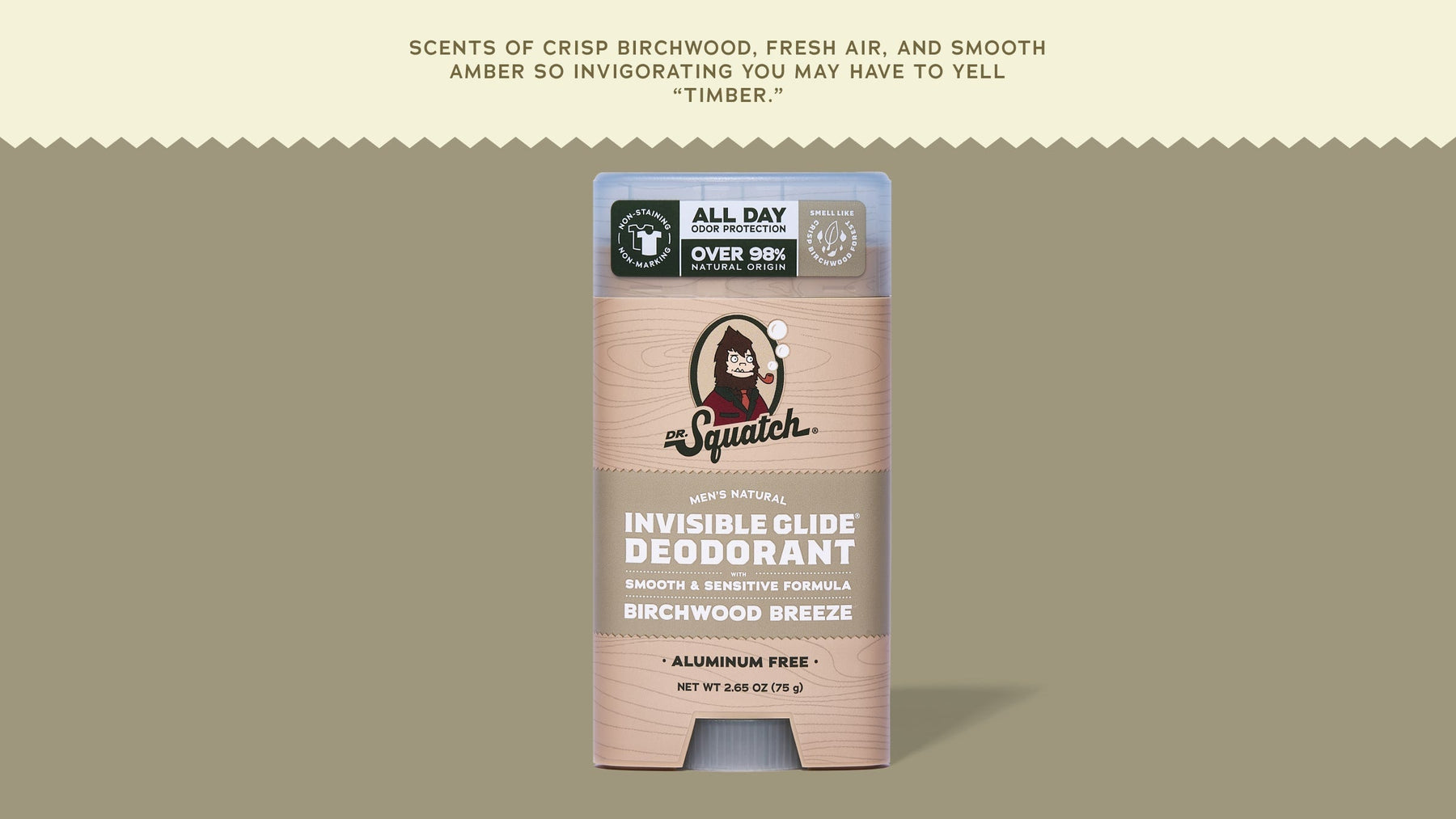 Birchwood Breeze Invisible Glide Deodorant - Fresh Notes