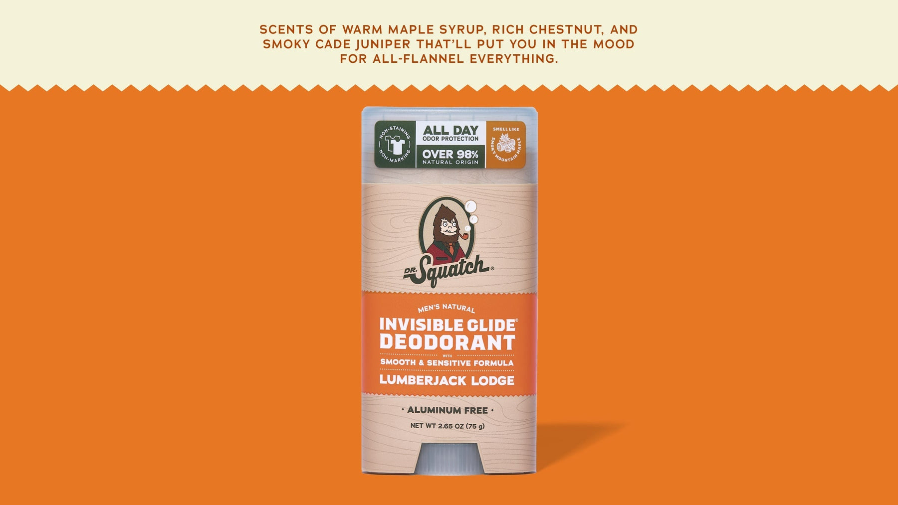 Lumberjack Lodge Invisible Glide Deodorant - Fresh Notes