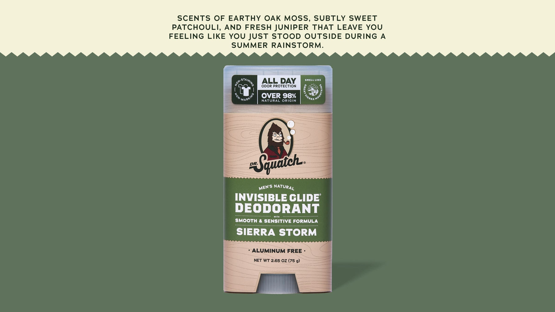Sierra Storm Invisible Glide Deodorant - Modern Blend