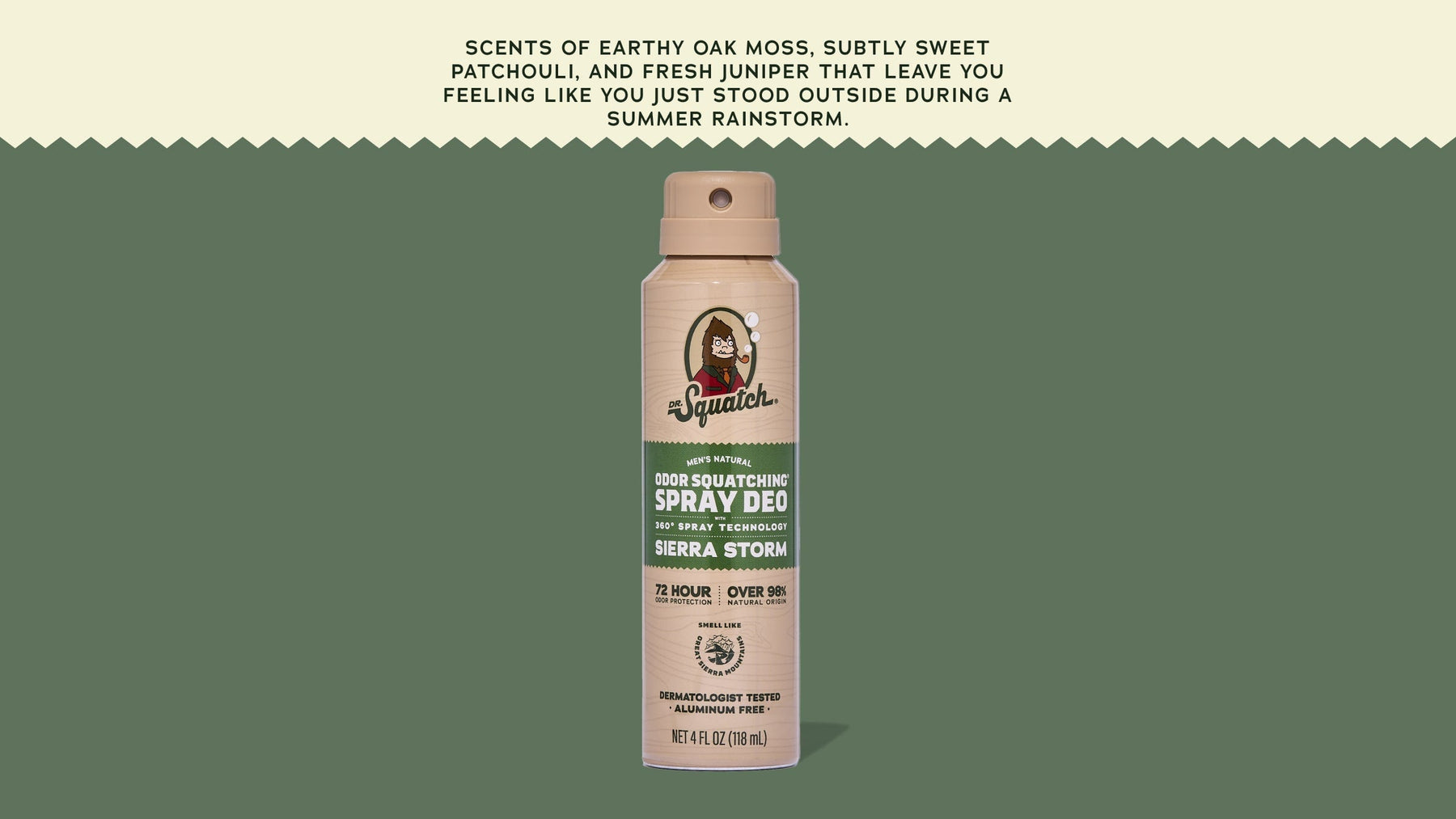 Sierra Storm Spray Deodorant - Warm Blend