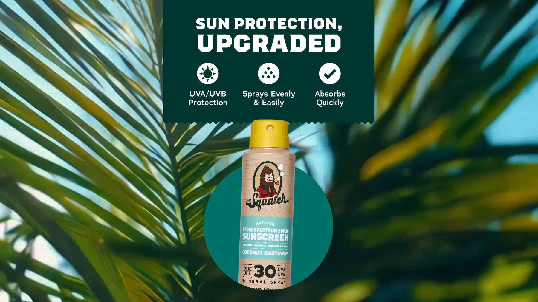 Coconut Castaway Spray Sunscreen - Bright Finish