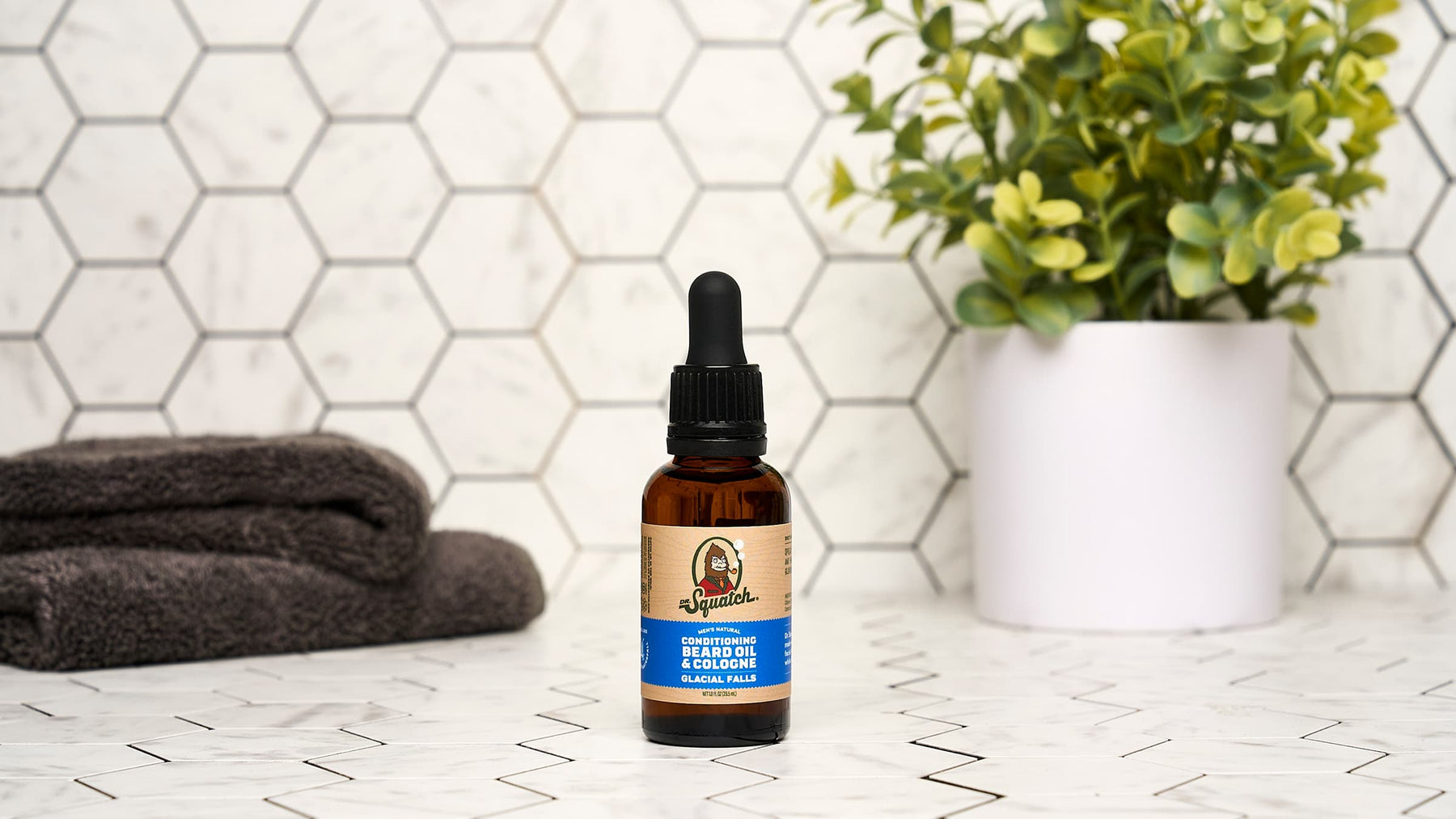 Conditioning Beard Oil & Cologne Glacial Falls - Fresh Reset
