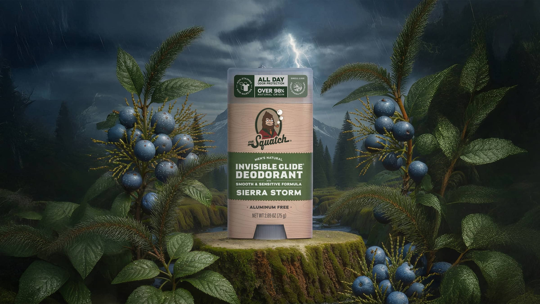 Sierra Storm Invisible Glide Deodorant - Modern Blend
