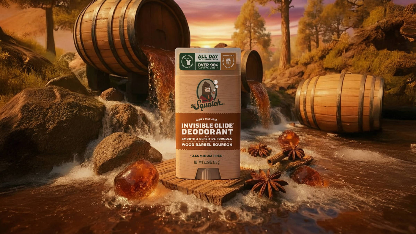Wood Barrel Bourbon Invisible Glide Deodorant - Easy Spritz
