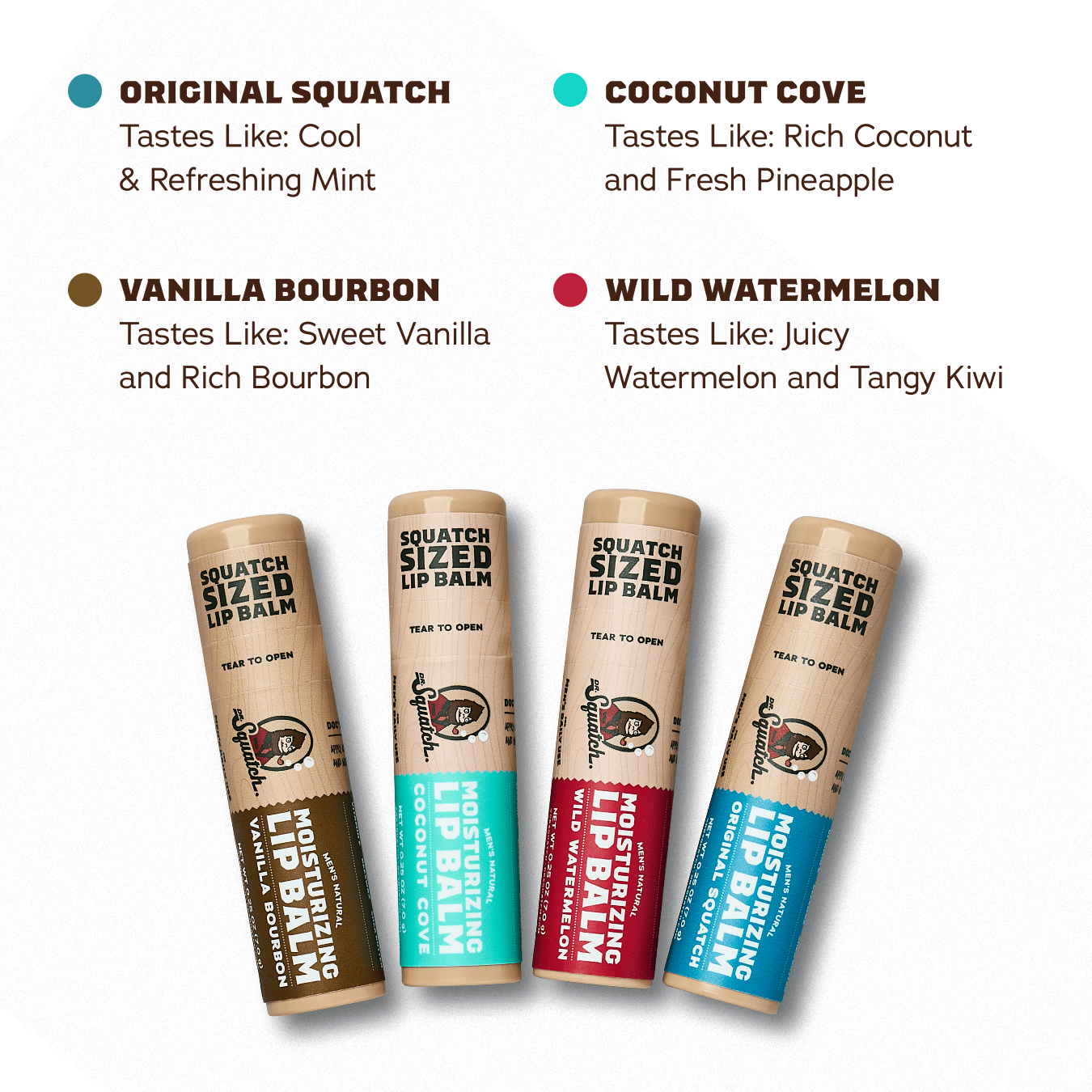 Lip Balm 4-Pack - Essential Set