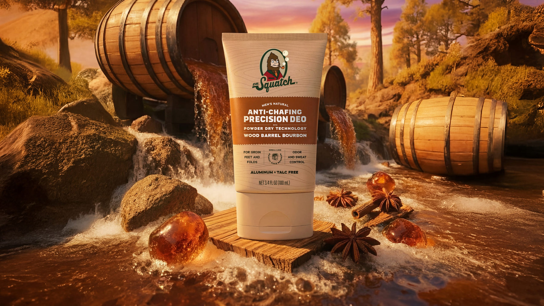 Wood Barrel Bourbon Precision Deo - Gentle Mist