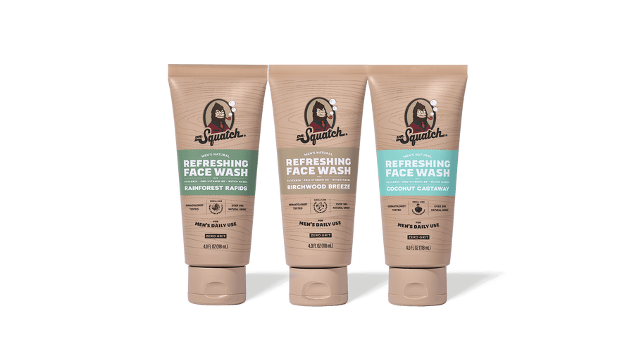 Face Wash 3-Pack - Clean Bundle