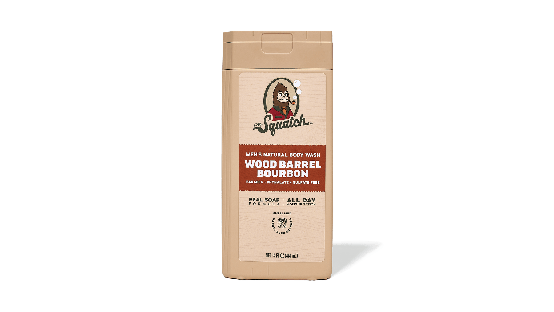 14 oz Wood Barrel Bourbon Body Wash - Modern Blend